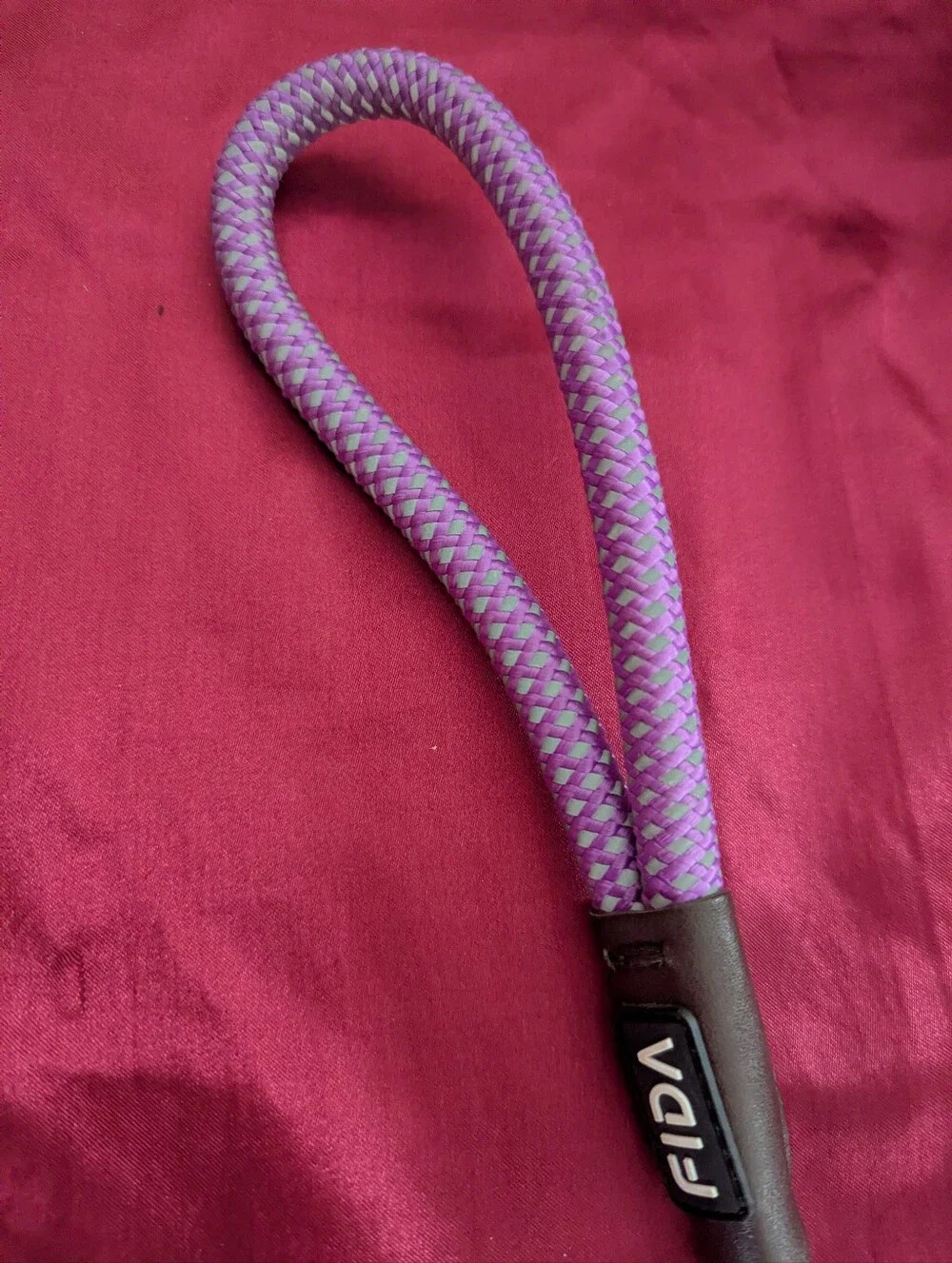 2 FIDA Dog Slip Lead Leashes Reflective Purple 5ft